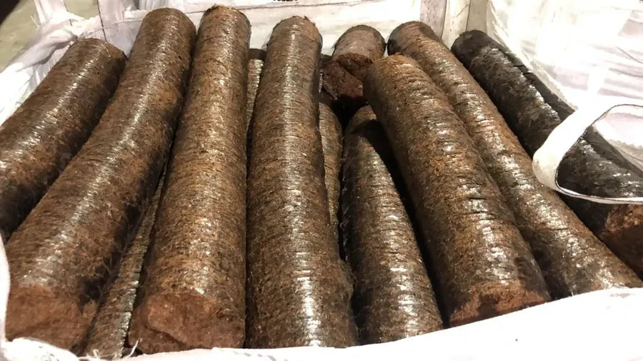 Bricchetti di fibra di cocco