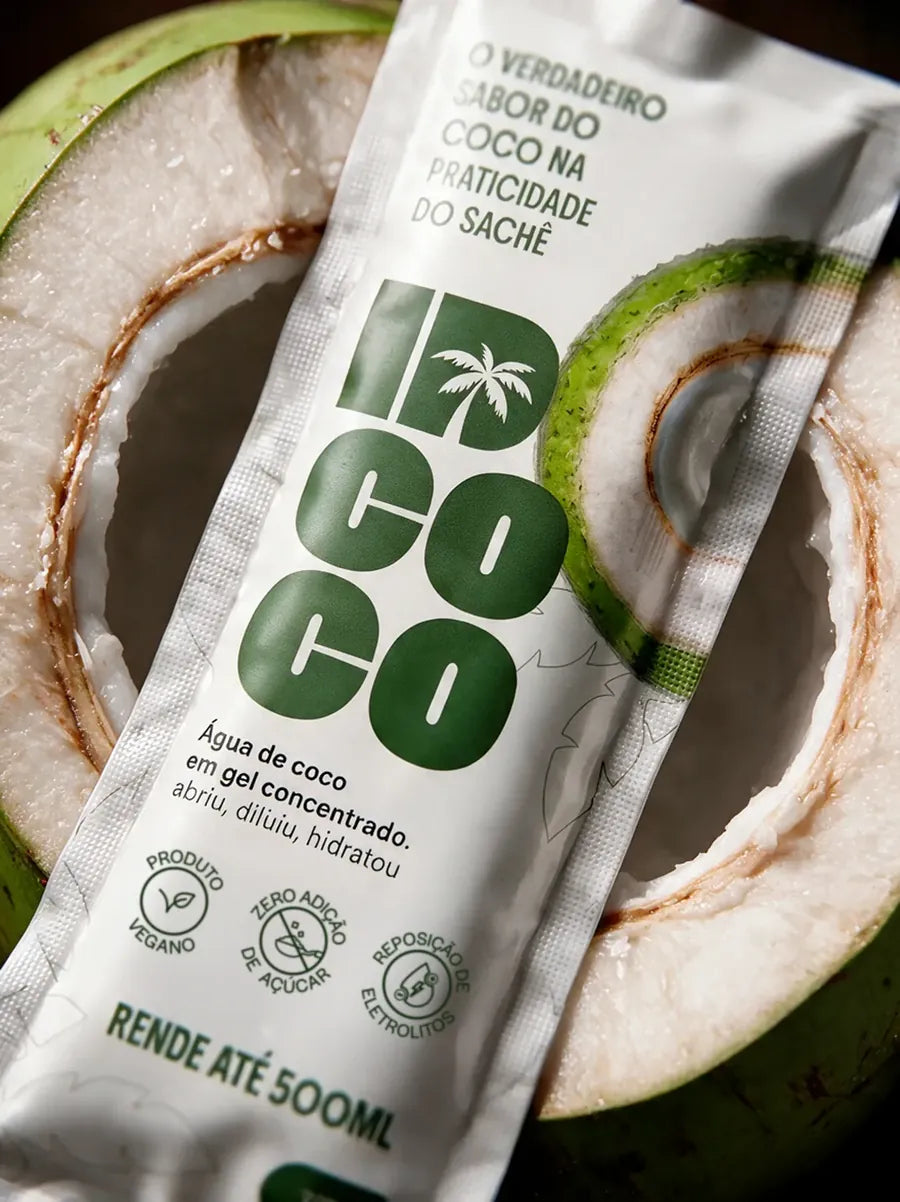 IDCoco versato in una bottiglia